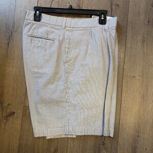 Harold Powell Seersucker Blue Men's Shorts
